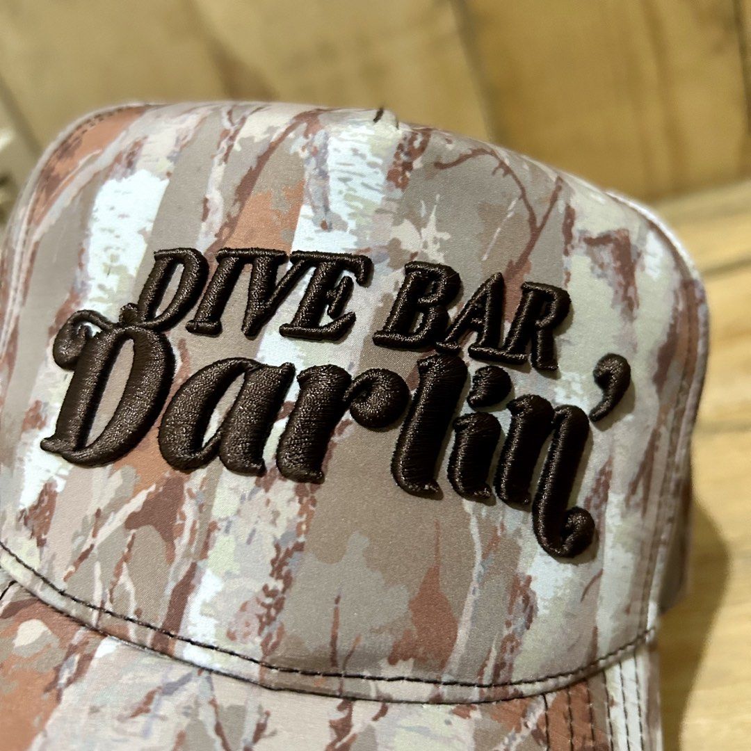 Dive Bar Darlin’ Camou Ball Cap (Category: Caps & Hats) located in Plaridel. Submitted by hatsandthreadsco. (Listing ID 1467294460, Image 2). Description: Plaridel Bulacan loc Detailed pictures posted 450 only As new condition Adult size | Adjustable .