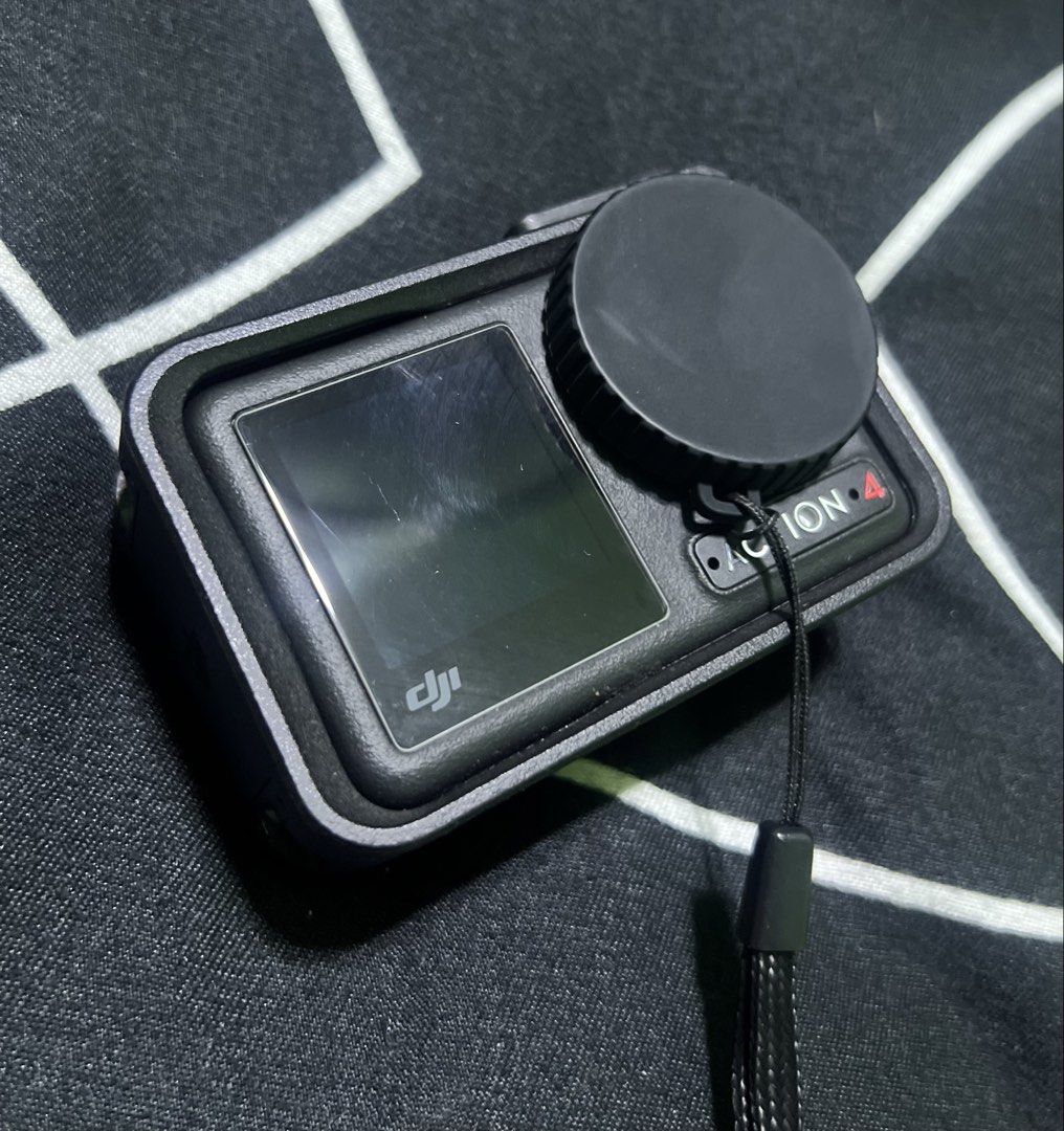 DJI OSMO Action 4 Camera (Category: Other Gadgets) located in Quezon City. Submitted by HeyitsEya (Listing ID 1467229188, Image 2). Description: 📸 FOR SALE: DJI OSMO ACTION 4 + COMPLETE ACCESSORIES Selling my personal DJI Osmo Action 4, only 4 months old! Perfect for newbie at travel vlogging, motorcycle rides, outdoor adventures, sports, and content creation. 🎥 Get more than just the camera — this package comes with extra batteries, a power ca