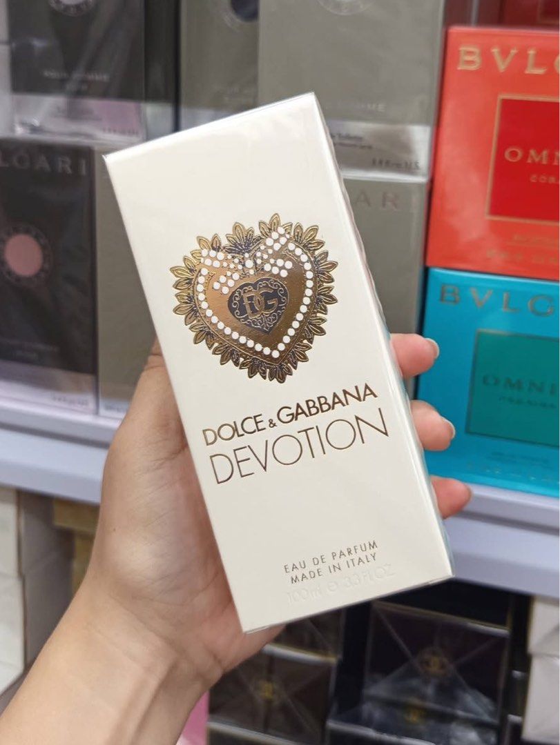 DOLCE & GABBANA DEVOTION EDP FOR WOMEN (Category: Fragrance & Deodorants) located in Quezon City. Submitted by embereshop2 (Listing ID 1467319325, Image 1). Description: 📌Please read the last image carefully - all details are already provided. ❗️Offers below the regular price will no longer be entertained. Thank you for understanding. 💰 Mode of Payment (MOP): GCash 📦 Mode of Delivery (MOD): • Lalamove (Same-day delivery) • J&T Express (1–2 day