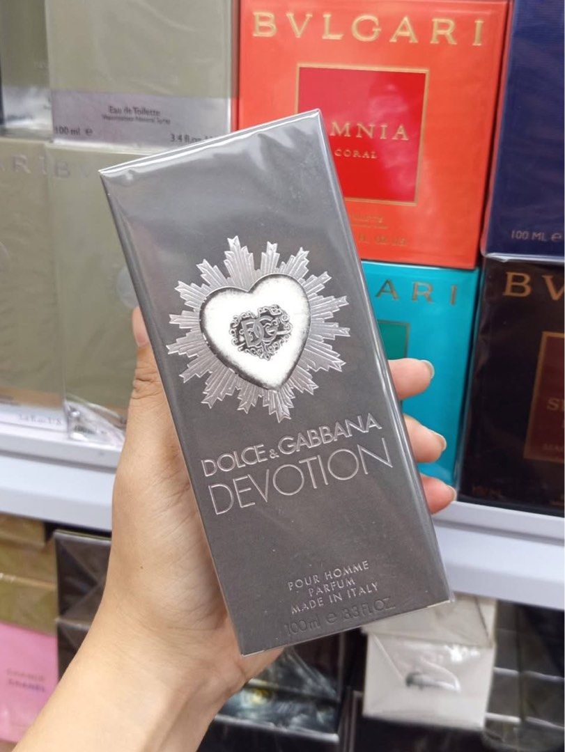 DOLCE & GABBANA DEVOTION POUR HOMME PARFUM (Category: Fragrance & Deodorants) located in Quezon City. Submitted by embereshop2 (Listing ID 1467319461, Image 1). Description: 📌Please read the last image carefully - all details are already provided. ❗️Offers below the regular price will no longer be entertained. Thank you for understanding. 💰 Mode of Payment (MOP): GCash 📦 Mode of Delivery (MOD): • Lalamove (Same-day delivery) • J&T Express (1–2