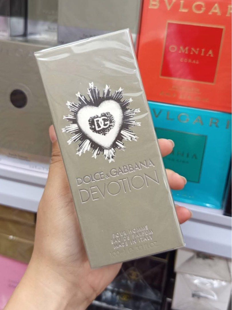 DOLCE & GABBANA DEVOTION POUR HOMME EDP (Category: Fragrance & Deodorants) located in Quezon City. Submitted by embereshop2 (Listing ID 1467319794, Image 1). Description: 📌Please read the last image carefully - all details are already provided. ❗️Offers below the regular price will no longer be entertained. Thank you for understanding. 💰 Mode of Payment (MOP): GCash 📦 Mode of Delivery (MOD): • Lalamove (Same-day delivery) • J&T Express (1–2 da
