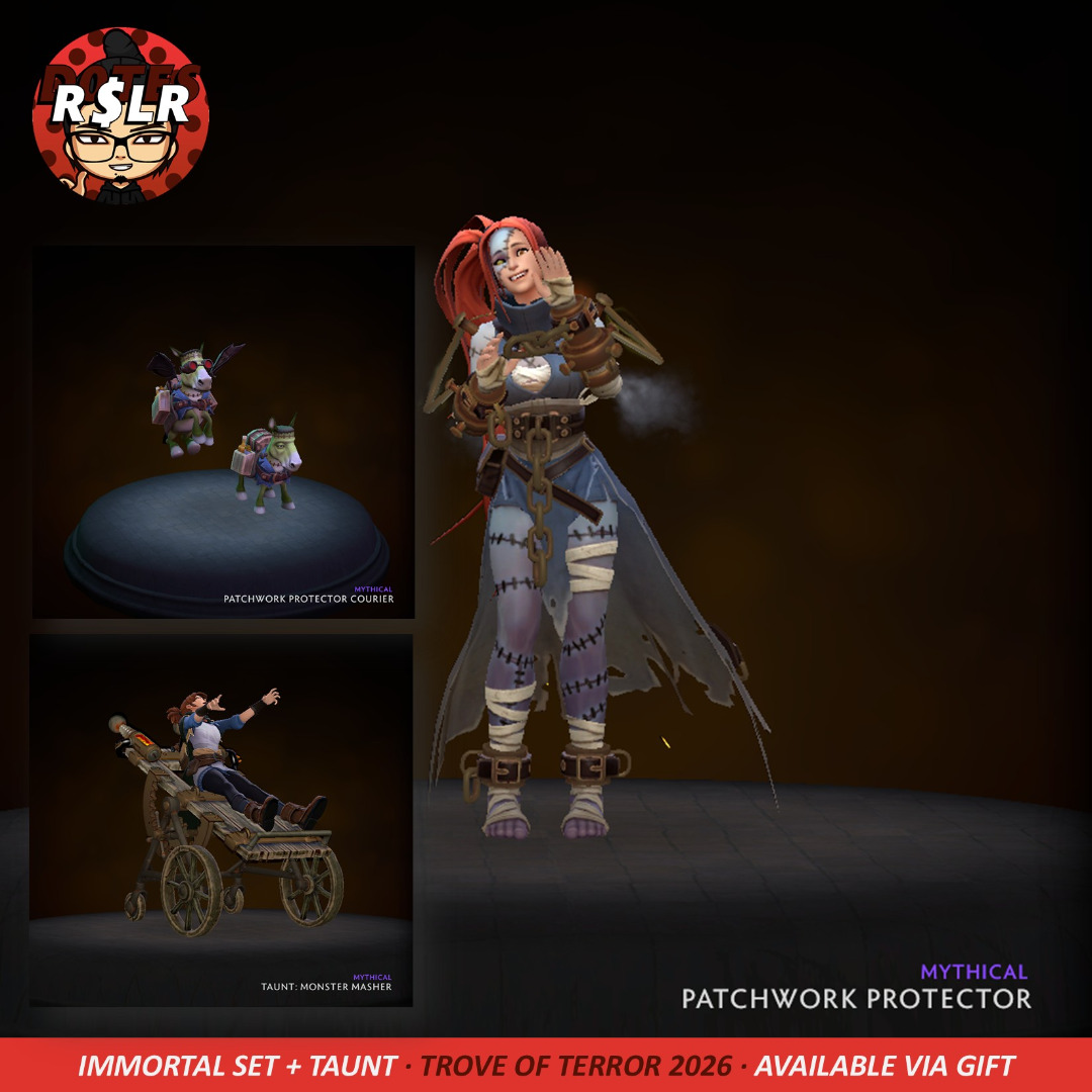 DOTA 2 Trove of Terror 2026 - Marci: Patchwork Protector (w/ Taunt ...