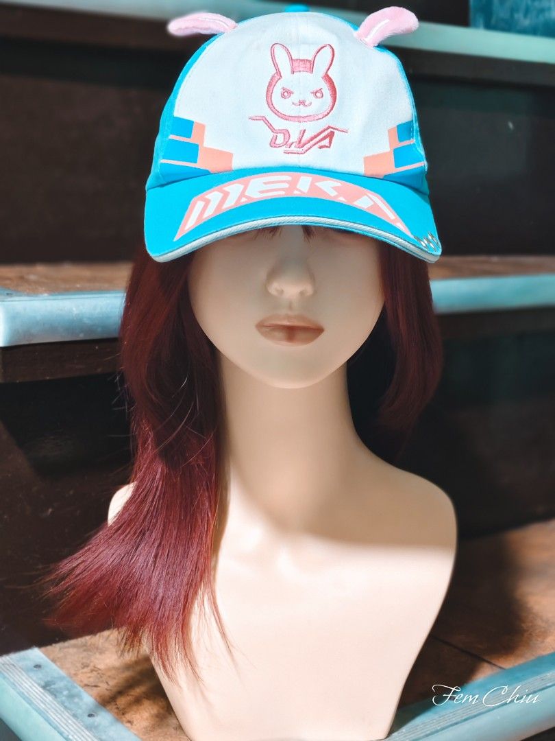 DVA OVERWATCH baseball cap anime cosplay (Category: Hair Accessories) located in Pateros City. Submitted by soshifem (Listing ID 1467346506, Image 2). Description: no flaws.