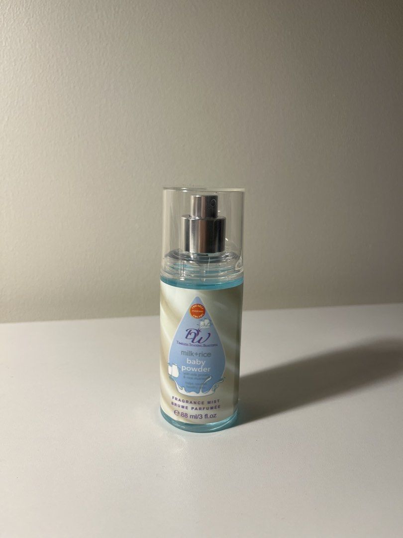 DW milk + rice baby powder perfume (Category: Fragrance & Deodorants) located in Manila. Submitted by xxx0727 (Listing ID 1467348668, Image 1). Description: .