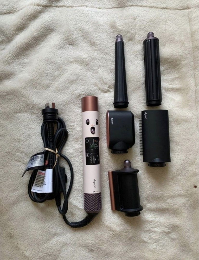 Dyson airwrap id curl ceramic pink complete attachments (Category: Hair) located in Calamba. Submitted by goldenocean.a8d9ca (Listing ID 1467241041, Image 1). Description: no issue complete attachments no hard case very good condition meet ups calamba shipping also available.