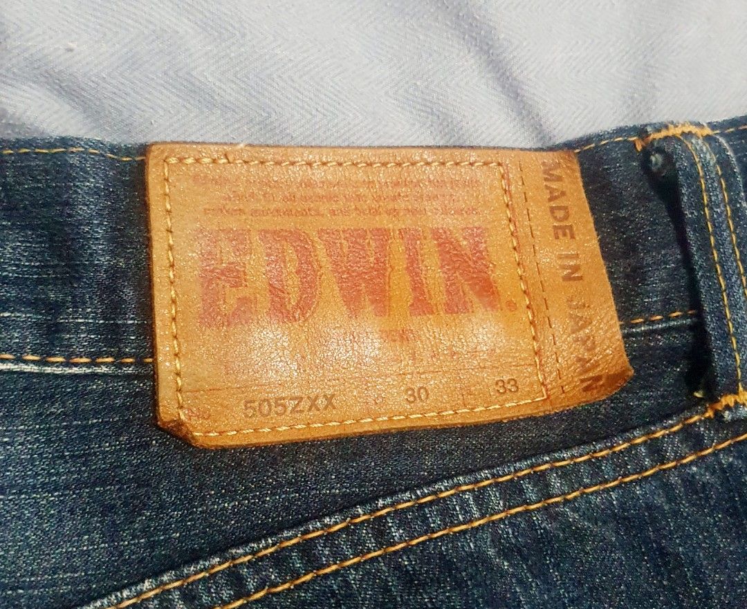 EDWIN 505zxx JAPAN DENIM (Category: Jeans) located in General Trias. Submitted by makoyreal (Listing ID 1467221364, Image 1). Description: EDWIN 505zxx -top tier -vintage -japan made -selvedge.