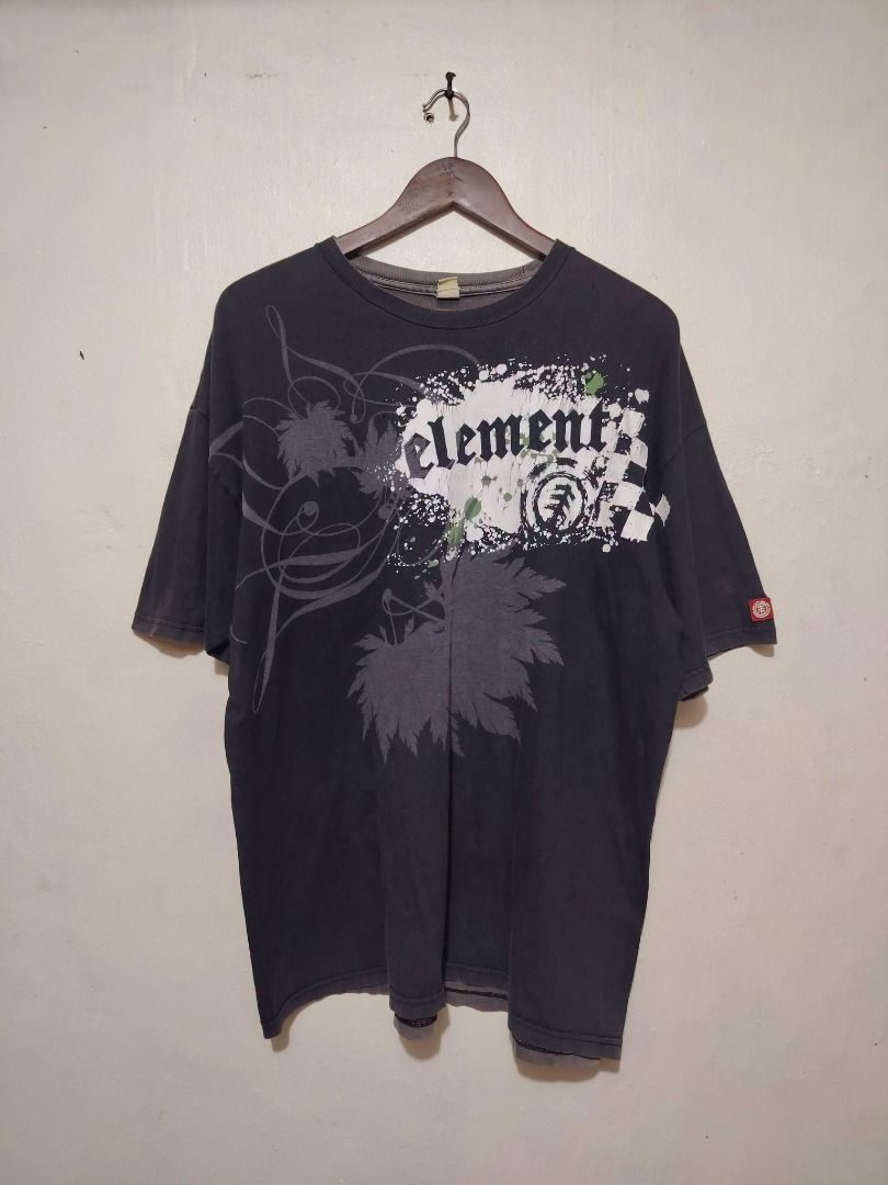 ELEMENT Y2K GRAPHIC SHIRT // XL (Category: Vintage Collectibles) located in Legazpi City. Submitted by urbangarmentsarch4500 (Listing ID 1467289950, Image 1). Description: ELEMENT Y2K SHIRT XL W 24 L 30 Complete details (Check pics) GRAB 450 (Automatically YOURS)⛓️ Hanggang september lang for sale dito PSG ko muna if wala kumuha. 😁 --- ‼️w/ FREE STICKERS FOR EVERY PURCHASE⁉️ 🛒🛒🛒 BUY. SELL. TRADE. CONSIGN🗣️🤝🏼 BLESS THY HUSTLE! 🧿✨.