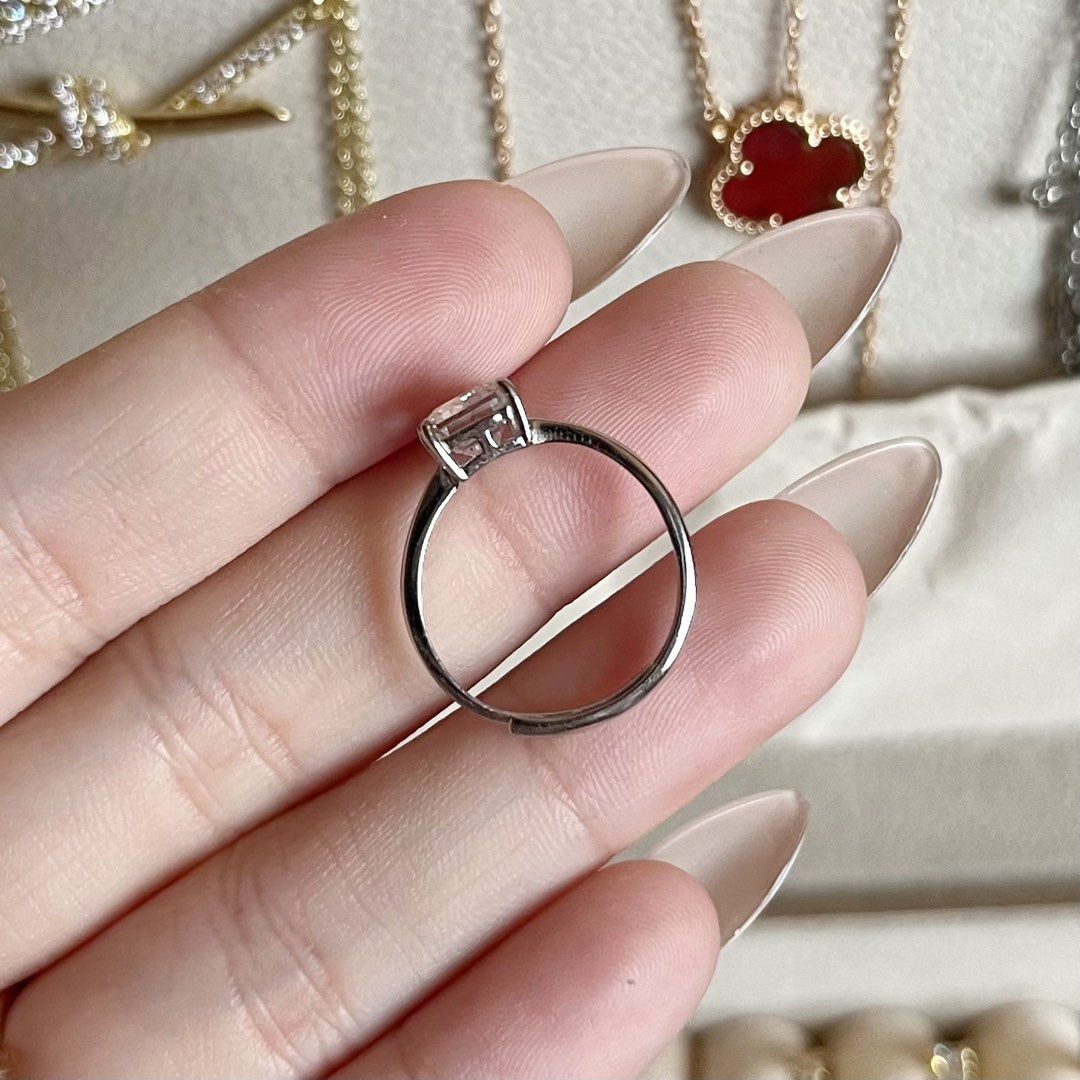 EMERALD MOISSANITE RING S925 (Category: Rings) located in Talavera. Submitted by curatedbykhy (Listing ID 1467235326, Image 2). Description: 💍 EMERALD CUT MOISSANITE RING ✨ 2ct stone size ✨ S925 sterling silver with markings ✨ Adjustable size ✨ Comes with a China local certificate ✨ Brand new and never worn A timeless, elegant piece perfect for everyday wear or special occasions. ✨.