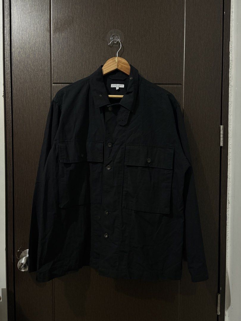 ENGINEERED GARMENTS M43/2 JACKET (Category: Luxury Apparel) located in Naga. Submitted by sislovesme (Listing ID 1467313978, Image 1). Description: •EXCELLENT CONDITION •NO FLAWS •SIZE M ON TAG •W 24 INCHES •L 29 INCHES.