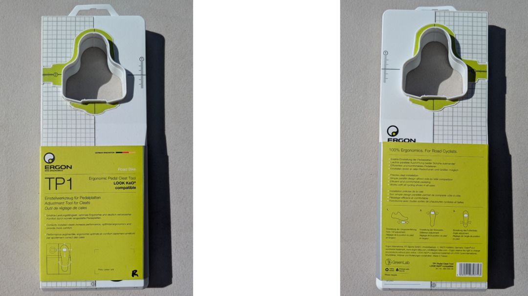 Ergon TP1 Cleat Positioning Tool for Look Keo (Category: Bicycles) located in Bacoor. Submitted by rdeveyra (Listing ID 1467256032, Image 1). Description: Ergon TP1 Cleat Positioning Tool for Look Keo for sale. Item is brand new and complete. Model: TP1 (for Look Keo cleats only). PM me for faster transactions and/or inquiries..