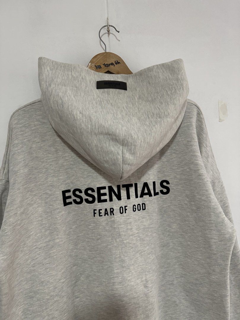 Essentials FOG hoodie (Category: Coats, Jackets and Outerwear) located in Las Pinas. Submitted by archimedes.joaquin (Listing ID 1467221218, Image 3). Description: Excellent condition - 9.5/10 color rate Sz large 24.5” w 28” L - issue: light wash sa hood part.