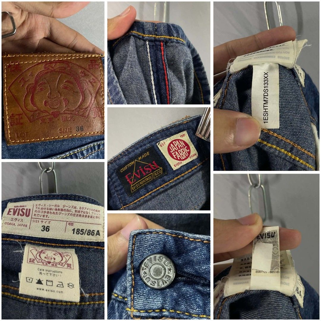 EVISU JORTS (Category: Shorts) located in Angeles City. Submitted by jmgarcia1 (Listing ID 1467278368, Image 2). Description: EVISU JORTS COMPLETE TAGS GOOD CONDITION CRACK PRINT SIZE 36.