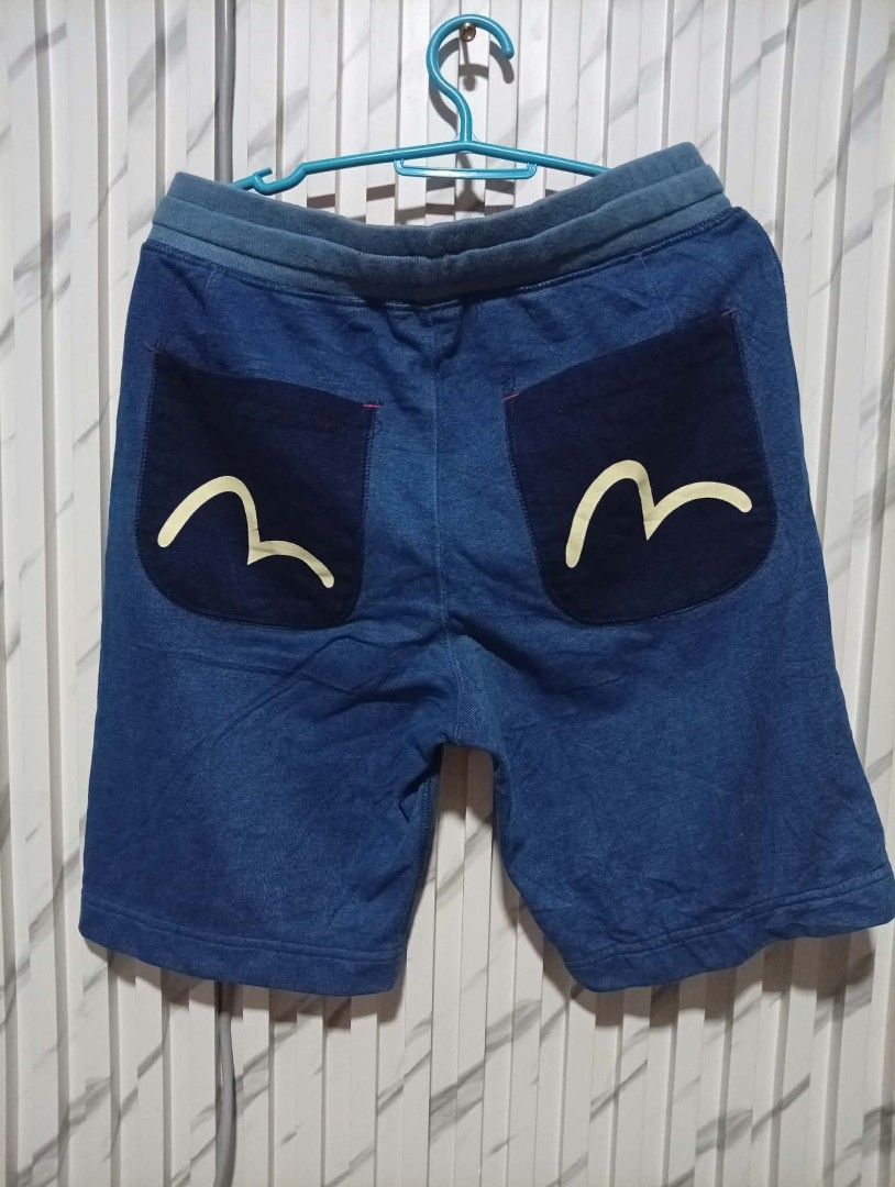 Evisu mens Cotton Short ( Authentic ) (Category: Shorts) located in Barotac Nuevo. Submitted by john.pritz (Listing ID 1467328763, Image 2). Description: Evisu Mens Cotton Short ( Authentic ) Like new condi no issue masikip Garter size medium on tag Width 30 to stretch 36 pasok Length 20.