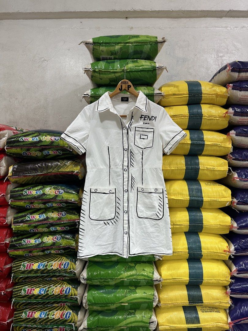 FENDI Dress (Category: Dresses) located in Baliuag. Submitted by thrift.king.ph (Listing ID 1467354836, Image 1). Description: FENDI Dress In good condition Need wash 15 waist 17.5 pit to pit Length: 32.