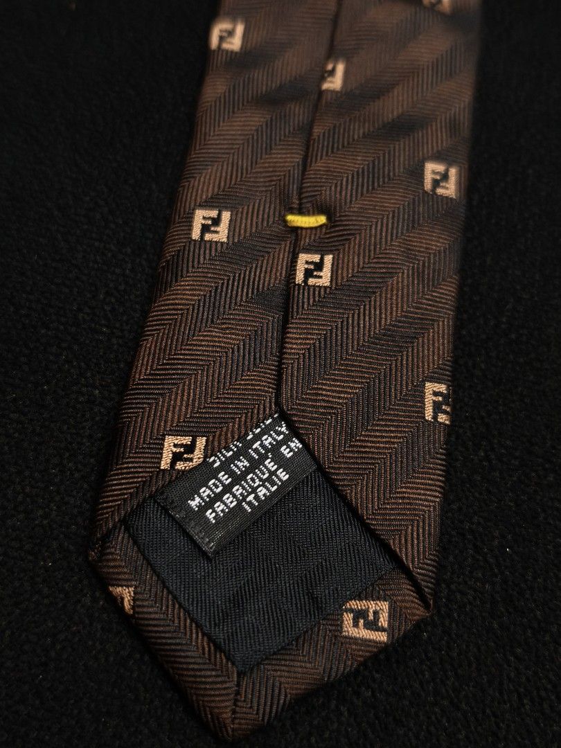 Fendi Monogram necktie (Category: Luxury Accessories) located in Digos. Submitted by emmanuel28 (Listing ID 1467198725, Image 2). Description: Fendi Monogram necktie Authentic 100% silk material Like new condition Location: Davao del sur Buyer shoulders shipping fee.