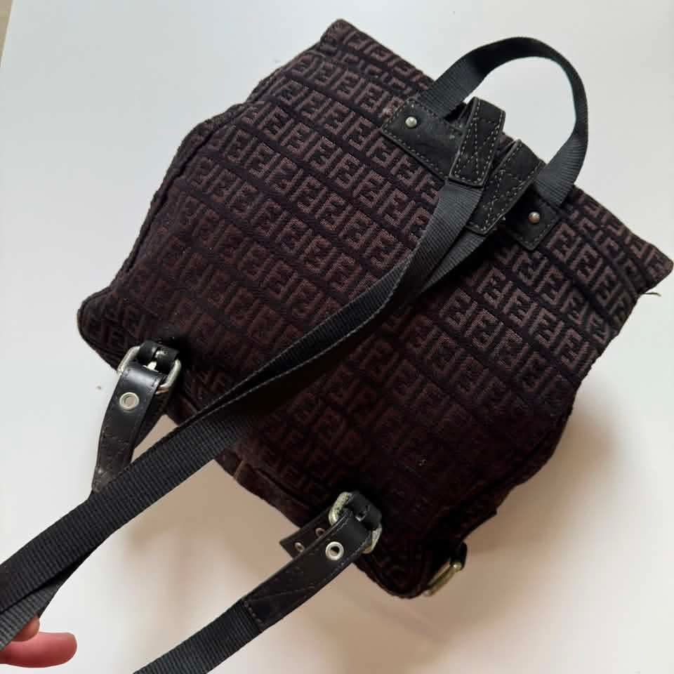 Fendi Zucchino monogram canvas backpack (Category: Backpacks) located in Iligan City. Submitted by vintgbags (Listing ID 1467294023, Image 2). Description: All details are posted Condition is Good. Open for negotiable sent your offer..