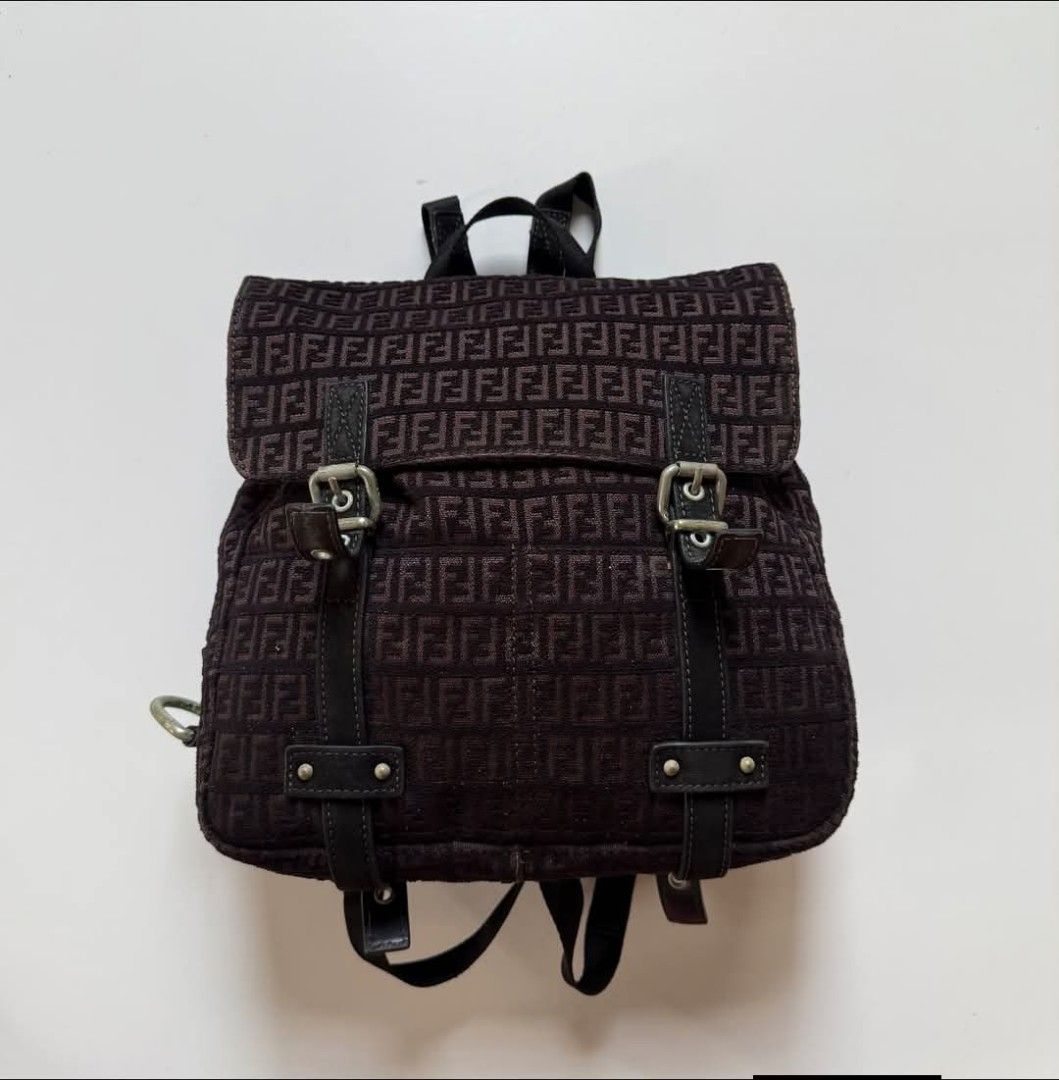 Fendi Zucchino monogram canvas backpack (Category: Backpacks) located in Iligan City. Submitted by vintgbags (Listing ID 1467294023, Image 1). Description: All details are posted Condition is Good. Open for negotiable sent your offer..