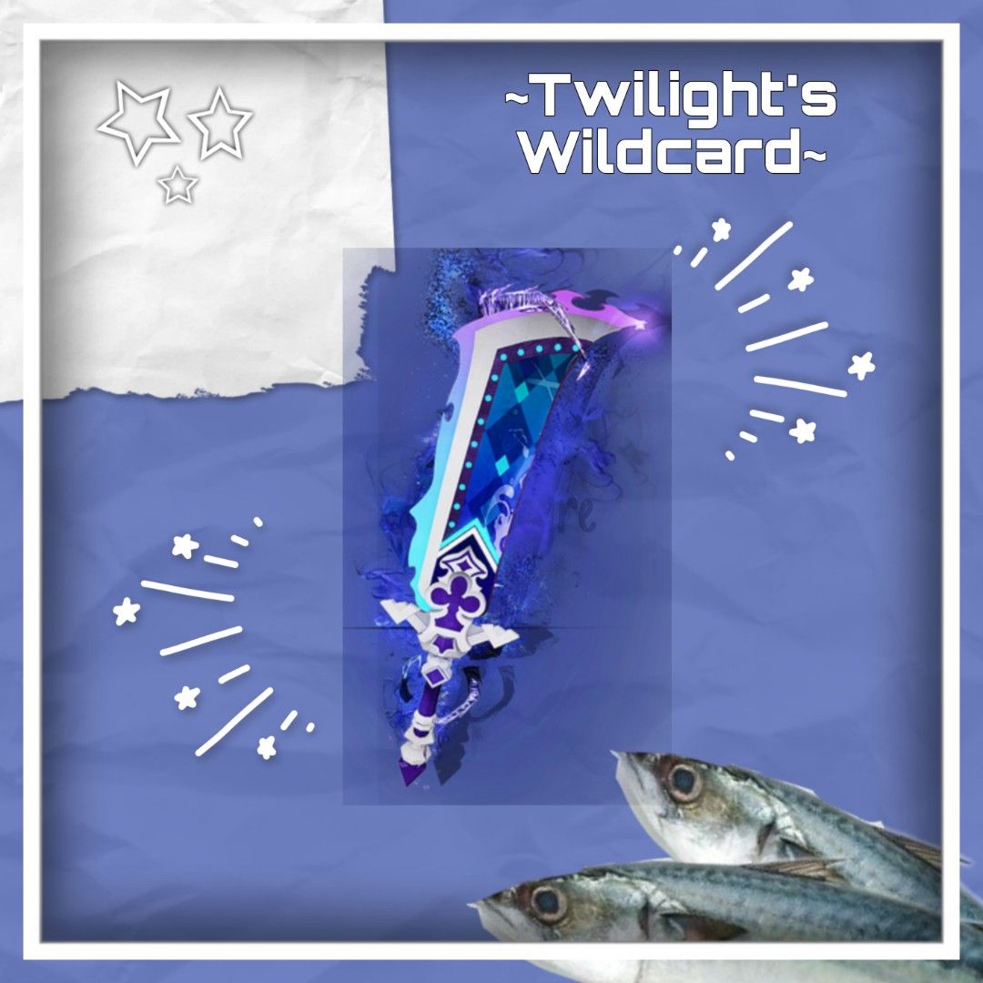 FISCH; Twilight's Wildcard (Category: In-Game Products) located in Cotabato. Submitted by ur_decyre (Listing ID 1467249566, Image 1). Description: This skin was purchasable for 699 robux. Only for Plaguereaver. Must be lvl 15 to trade :3 Mode of payment: Gcash DM me if u’re interested in buying ^w^.