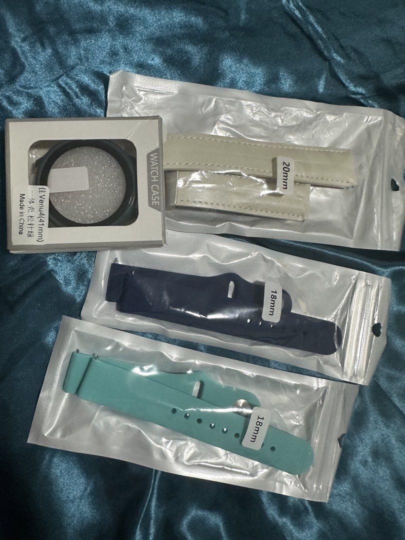 Fits my garmin venu 4z (Category: Wearables & Smart Watches) located in Makati City. Submitted by sdb_makati (Listing ID 1467202467, Image 1). Description: 18mm strap and cover fits garmin venu 4 (41mm) 20mm strap .