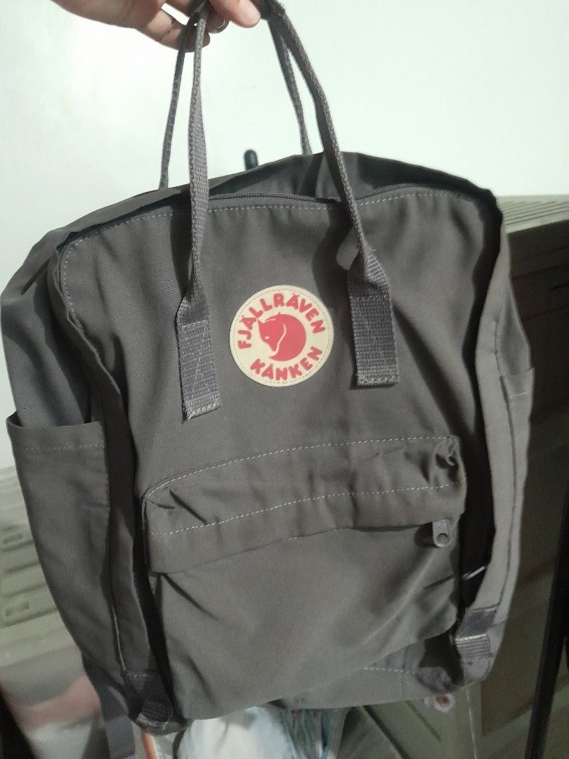 Fjallraven Kanken Backpack Grey (Category: Backpacks) located in Rizal. Submitted by bravefish_da429e (Listing ID 1467244424, Image 1). Description: Classic Fjallraven Kanken backpack in dark grey. Durable, versatile, and perfect for school, work, or daily casual use with front pocket and spacious main compartment..