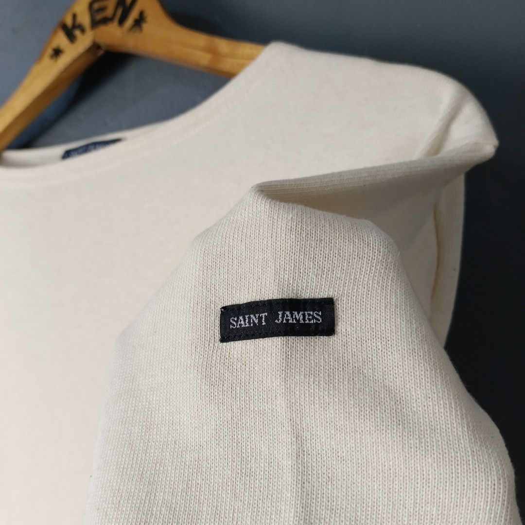 For Men - Saint James (Category: Tshirts & Polo Shirts ) located in Bacolod City. Submitted by drop.ph (Listing ID 1467280987, Image 3). Description: Saint James Authentic *Size S - 19x26.5 *Excellent cloth *Small dirt *Price: 880php *Add SF if outside Bacolod City .