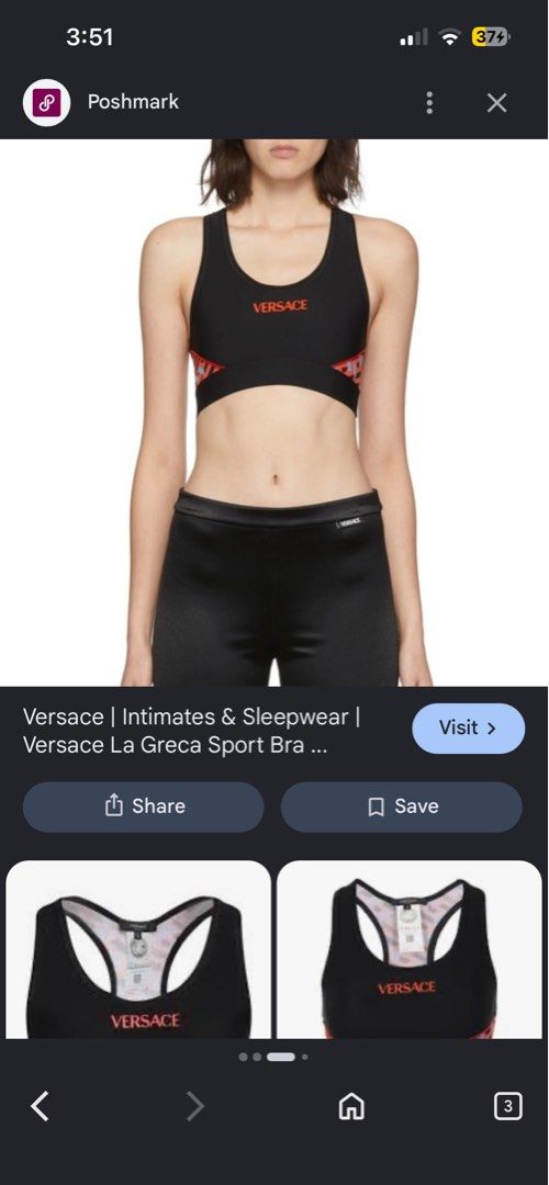 FOR SALE (Category: Luxury Apparel) located in Bulacan. Submitted by sef19 (Listing ID 1467263468, Image 1). Description: VERSACE - size : 3 with tags condition : new price : ₱780 - mop : gcash / jnt pm 📩📩📩 📍BULACAN.