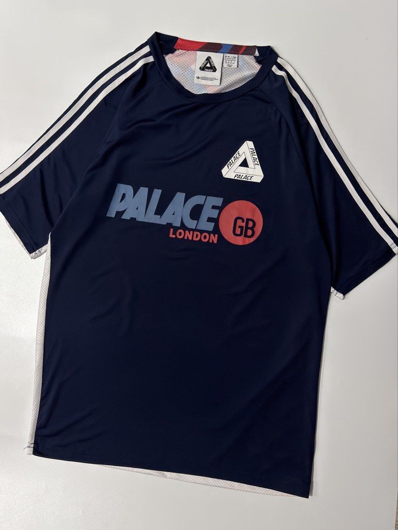 For sale (Category: Tshirts & Polo Shirts ) located in Marikina City. Submitted by hsatstnemesabeht (Listing ID 1462994204, Image 3). Description: Adidas x palace away jersey Size xl Dimension Width 21 | Length 30.5 Like new Cut washtag.