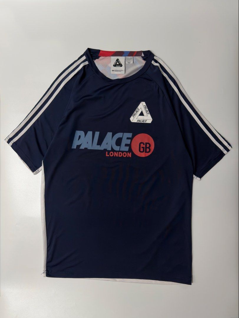 For sale (Category: Tshirts & Polo Shirts ) located in Marikina City. Submitted by hsatstnemesabeht (Listing ID 1462994204, Image 2). Description: Adidas x palace away jersey Size xl Dimension Width 21 | Length 30.5 Like new Cut washtag.