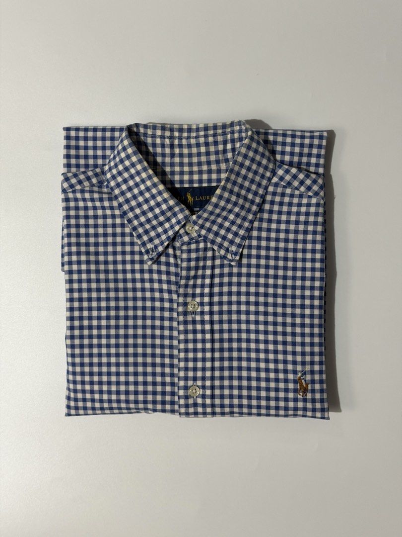 For sale (Category: Tshirts & Polo Shirts ) located in Marikina City. Submitted by hsatstnemesabeht (Listing ID 1467345261, Image 1). Description: Ralph lauren slim fit oxford Size medium Dimension Width 21 | Length 30 | Back 31 Good as new 💯 Needwash.