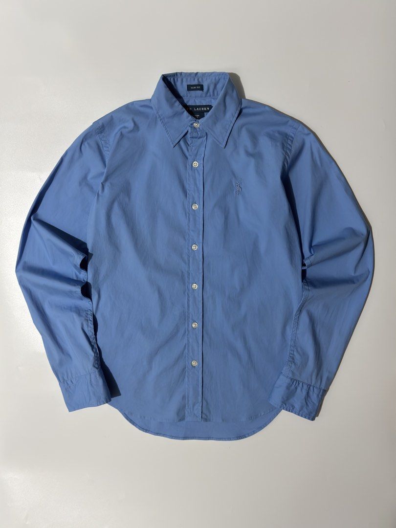 For sale (Category: Longsleeves) located in Marikina City. Submitted by hsatstnemesabeht (Listing ID 1467346586, Image 2). Description: Polo ralph lauren polo bottondown Size small Dimension Width 19 | Length 25 | Back 25 Good as new 💯.