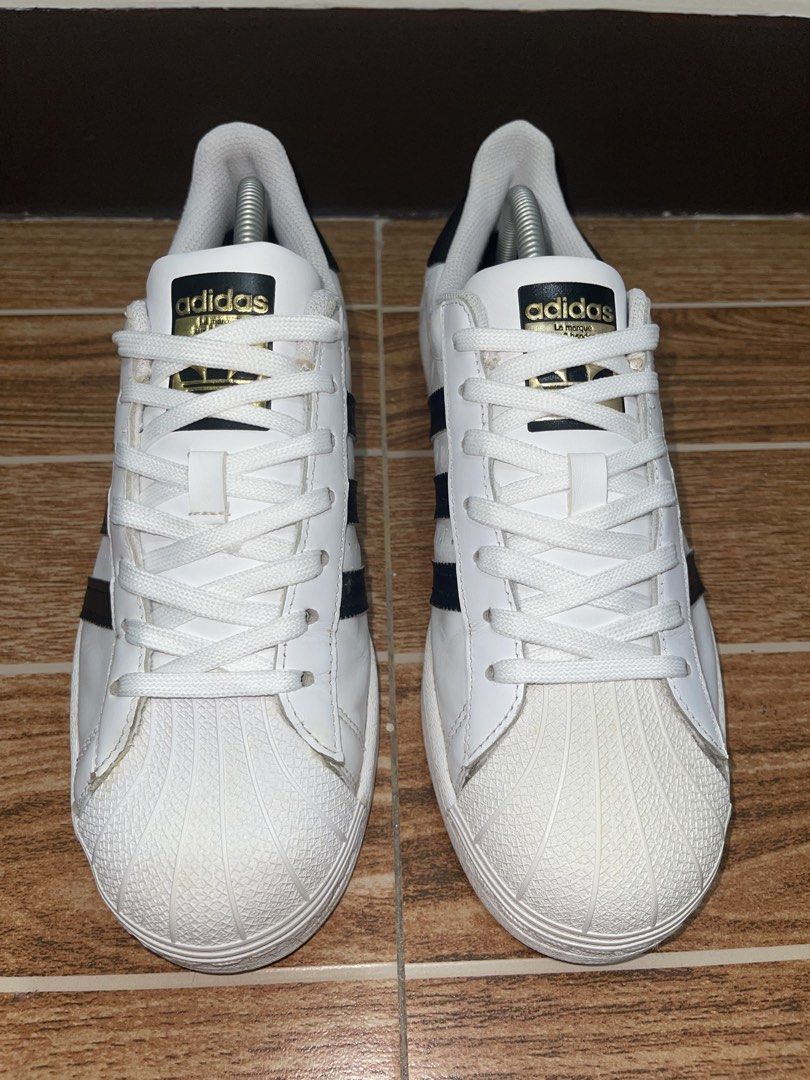 For Sale Adidas Superstar (Category: Sneakers) located in Manila. Submitted by juankevino (Listing ID 1467299054, Image 1). Description: Payment first policy No cod / cop Mop GCash Shipping thru j&t / lalamove 📍Cabuyao Laguna.