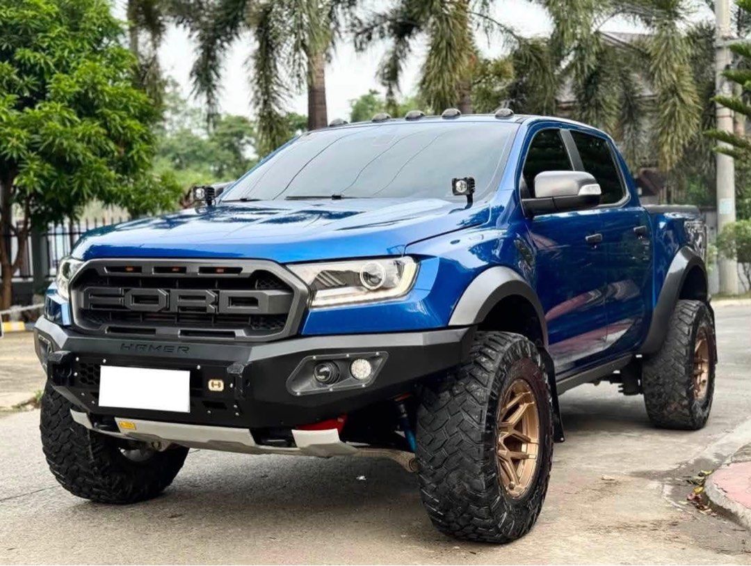 Ford Ranger Raptor 4x4 Auto (Category: Used Cars) located in Manila. Submitted by quality_cars (Listing ID 1467343253, Image 2). Description: For sale/Trade-in/Financing Ford Ranger Raptor 4x4 2.0L Turbo Diesel Engine Automatic Transmission 2019 Model Velocity Blue Color 63,*** Mileage Push Start Button Power Seats UPGRADES Worth P500k: • Hamer Steel Front Bumper • Hamer Rear Rear Bumper • Hamer Automatic Stepboard • Hamer Front LED foglight • Ha