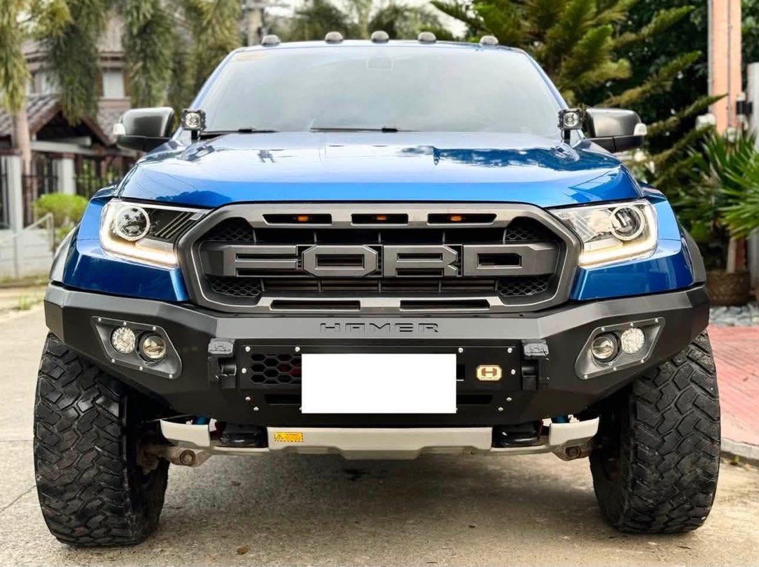 Ford Ranger Raptor 4x4 Auto (Category: Used Cars) located in Manila. Submitted by quality_cars (Listing ID 1467343253, Image 1). Description: For sale/Trade-in/Financing Ford Ranger Raptor 4x4 2.0L Turbo Diesel Engine Automatic Transmission 2019 Model Velocity Blue Color 63,*** Mileage Push Start Button Power Seats UPGRADES Worth P500k: • Hamer Steel Front Bumper • Hamer Rear Rear Bumper • Hamer Automatic Stepboard • Hamer Front LED foglight • Ha