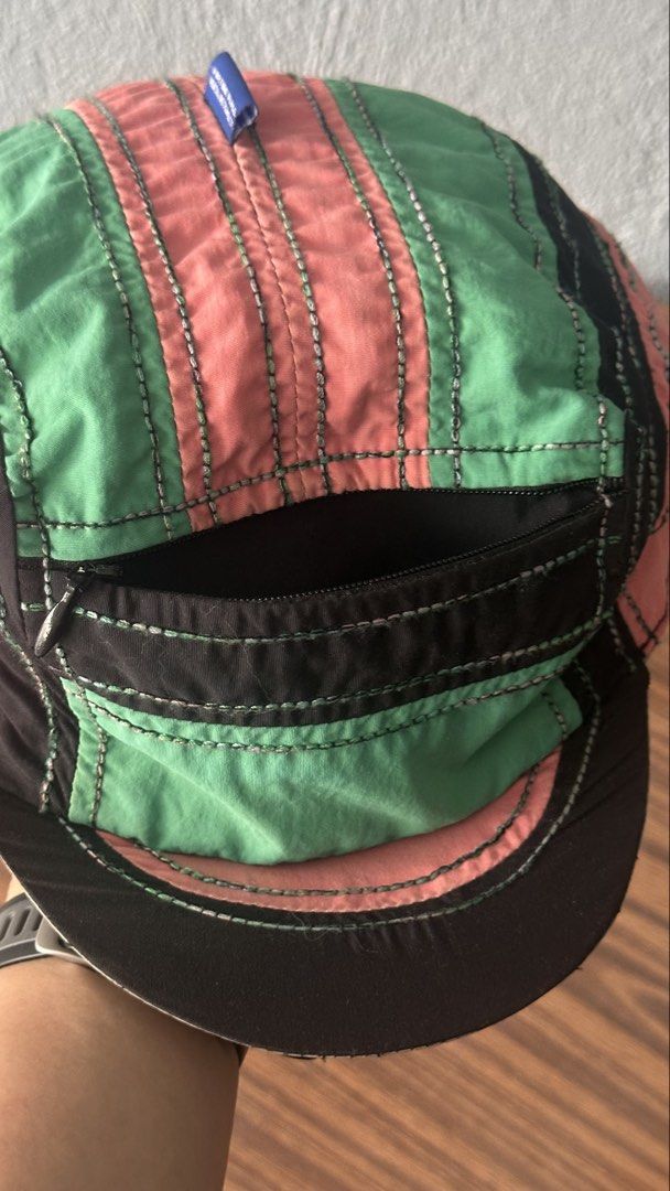 FORTUNE W.W.D Cycling Reversible Cap (Category: Activewear) located in Muntinlupa City. Submitted by mauihidalgo (Listing ID 1467329513, Image 3). Description: Fortune W.W.D Cycling Cap - reversible (colored taslan and reflective) may hidden pocket din na feature Issue- yung reflective coating medyo nag fade na sa may forehead area. 800 pesos + SF.
