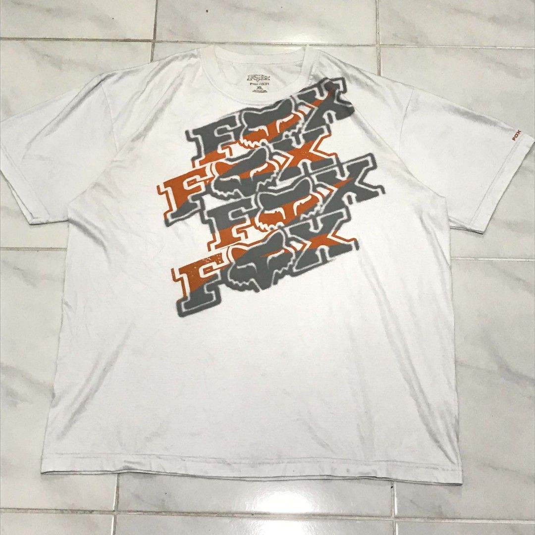 FOX RACING GRAPHIC TEE SHIRT 2XL (Category: Tshirts & Polo Shirts ) located in Cavite. Submitted by justthrift06 (Listing ID 1467271235, Image 1). Description: DIMENSION 26X32 GOOD CONDITION SHIPPING NATIONWIDE.