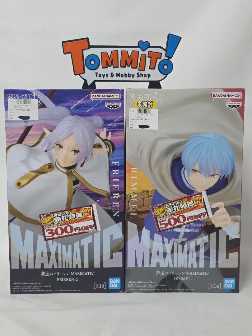 Frieren, Himmel - Maximatic Figure (Category: Figurines & Statues) located in Davao. Submitted by tommitotoys (Listing ID 1467181227, Image 1). Description: Frieren and Himmel Maximatic Figure ✨ Condition: MIB 📍 Davao City 🚚 LBC CoD/CoP, JnT, Flash Express or weekend meetups 💰 GCash 💬 Price negotiable – message for offers 📦 Buyer shoulders shipping Message if interested 💌.