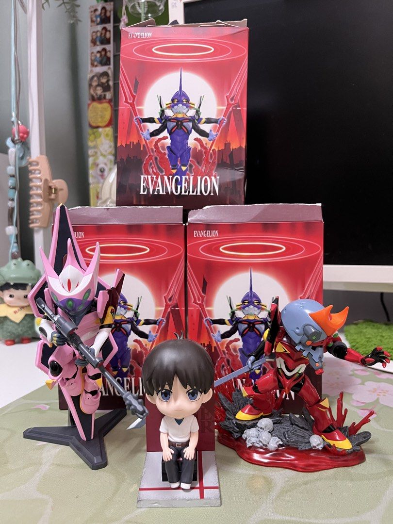Funism Evangelion (Category: Figurines & Statues) located in Quezon City. Submitted by mikhcruz (Listing ID 1467273432, Image 1). Description: Brand new, just opened. Didn't get prio. ₱700 each ₱2,000 take all :) .