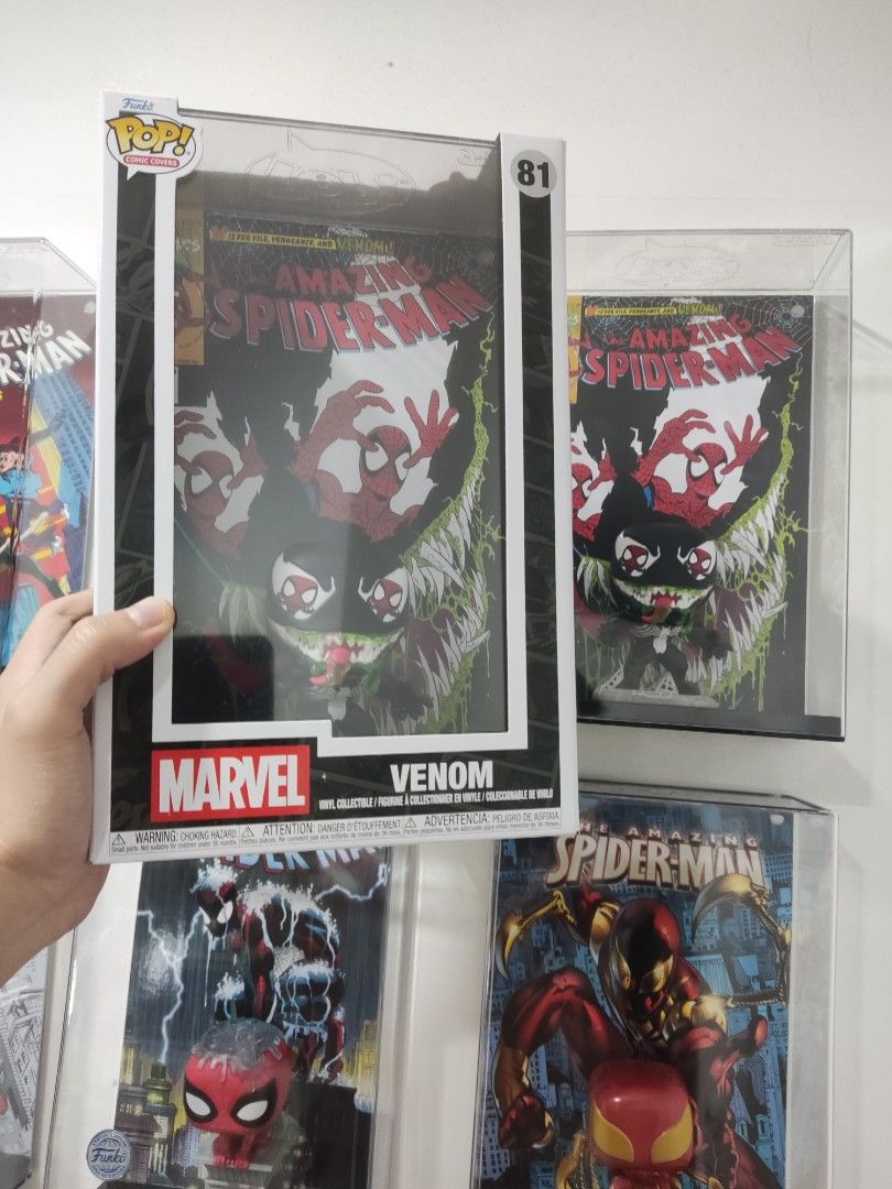 Funko Pop Comic Covers Marvel Venom 81 (Category: Designer & Blind Box Toys) located in Manila. Submitted by martinnarciso (Listing ID 1464385974, Image 1). Description: - Funko Pop Comic Covers: Venom #81 - Features iconic Amazing Spider-Man comic cover art - Perfect collectible for Marvel fans -Selling at SRP! Firm price :).