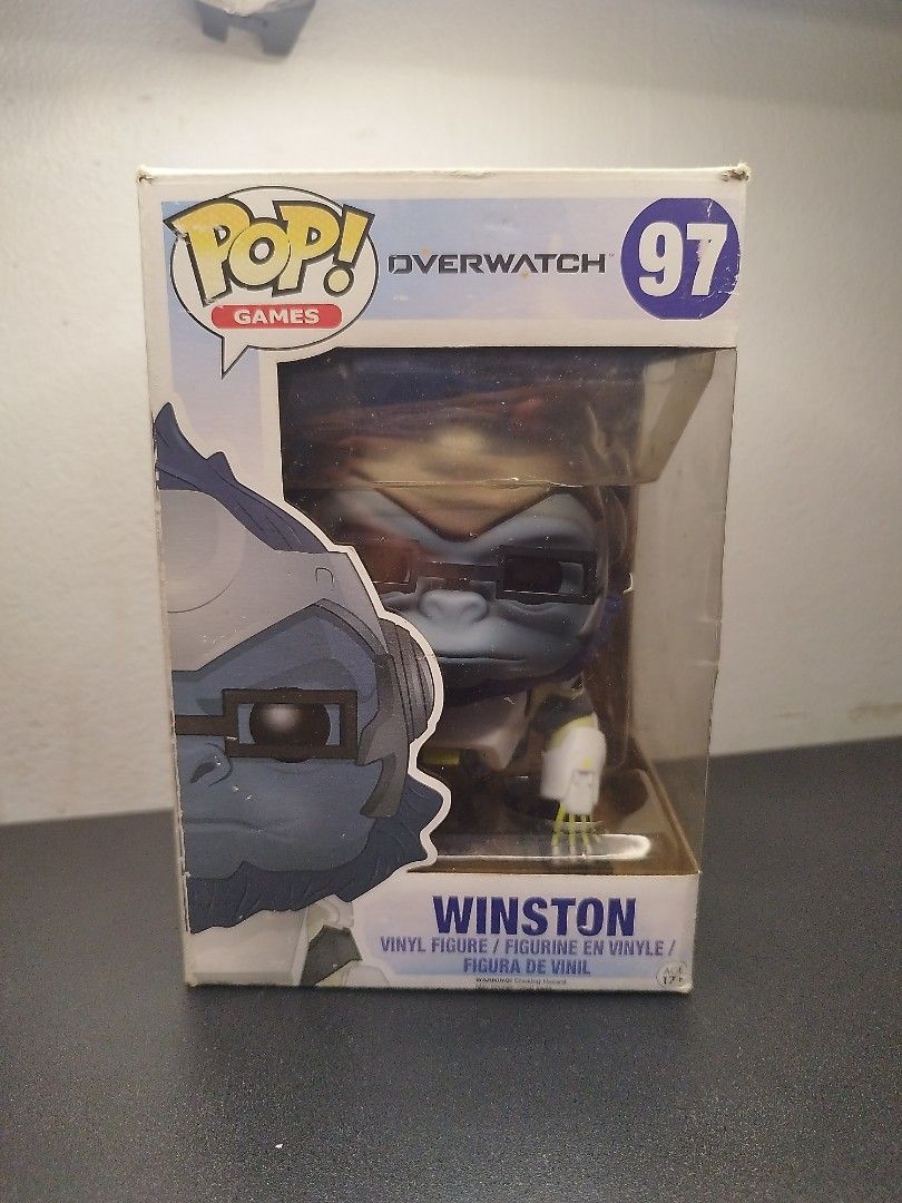 Funko Pop Games Overwatch Winston #97 (Category: Figurines & Statues) located in Malolos. Submitted by zenbu_surplus (Listing ID 1467267178, Image 1). Description: Facebook Page: Zenbu Surplus Item Description: Authentic BIB Large Sized Funko Pop Figure 6/10 Box Issues: None MOP: Gcash MOD: Flash Express, J&T, Lalamove (Buyer will shoulder the shipping fee).