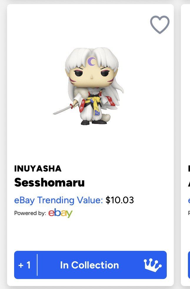 FUNKO POP: INUYASHA - SESSHOMARU (Category: Other Merchandise) located in Quezon City. Submitted by _qcollections (Listing ID 1467291802, Image 2). Description: ✨ All in excellent condition (9.5/10) ✨ Each comes with a BOSS/1.5mm Funko Pop Protector ✨ Never Open On Box (NOOB) ✨No major box flaws ✨ Personally owned, collector-kept and well-maintained ✨ Price is slightly negotiable for sure buyers RFS: QUITTING 🥹.
