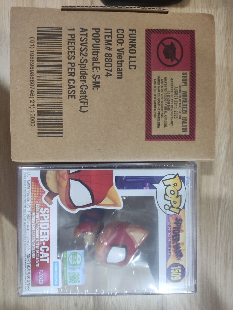 Funko pop! Spider-cat (LE5000) (Category: Figurines & Statues) located in Manila. Submitted by martinnarciso (Listing ID 1467267598, Image 2). Description: Brand New and sealed with original box.