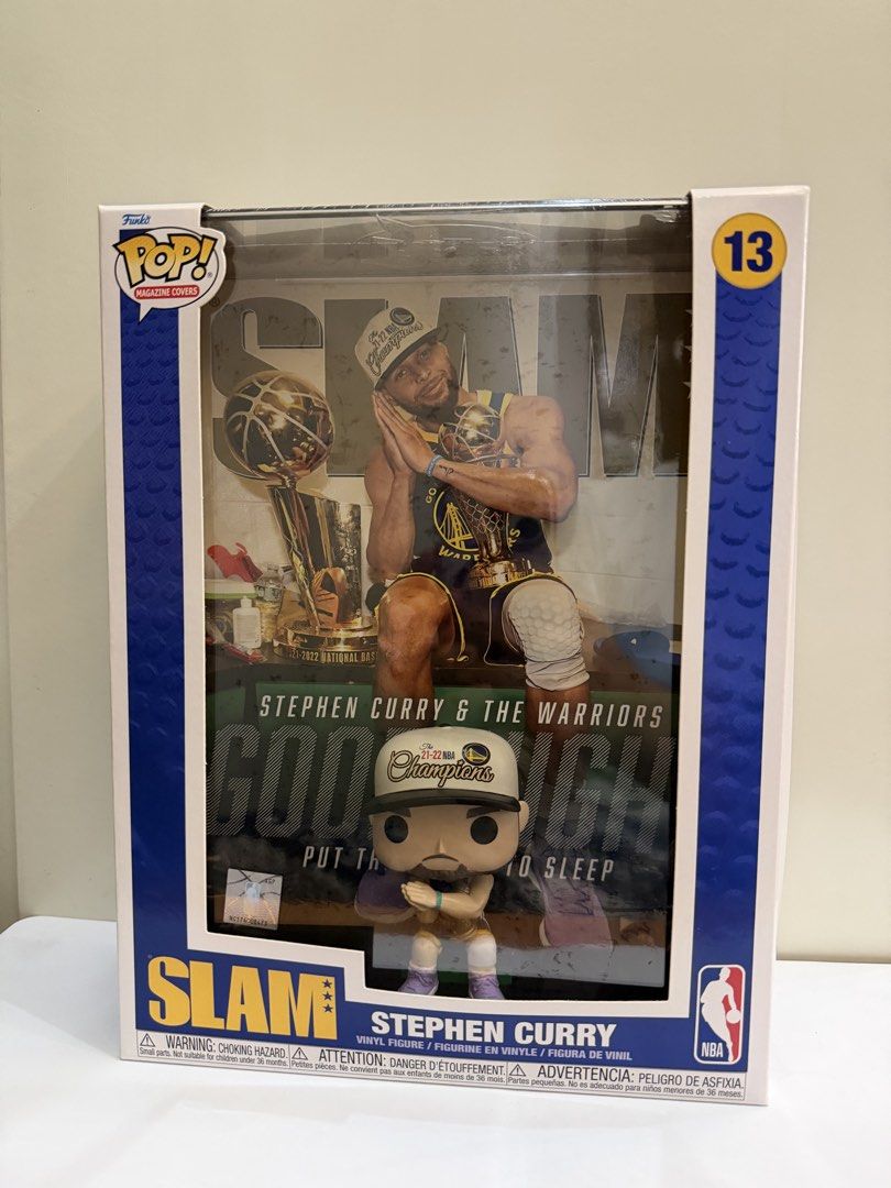 Funko Pop Stephen Curry Slam “Night Night” (Category: Vintage Collectibles) located in Paranaque City. Submitted by avn_toys (Listing ID 1467218818, Image 1). Description: -Brand new condition -Box 9.5/10.