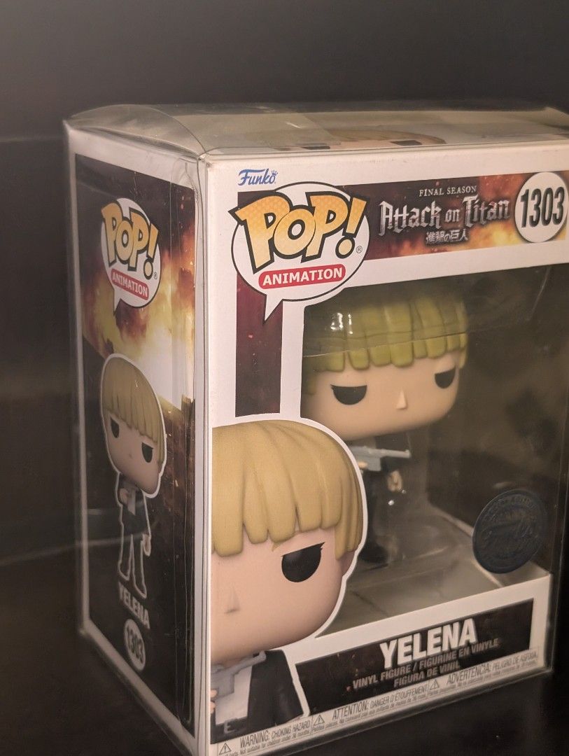 Funko POP Yelena Attack on Titan 1303 (Category: Figurines & Statues) located in Marikina City. Submitted by mrtncdrc (Listing ID 1467311141, Image 2). Description: .