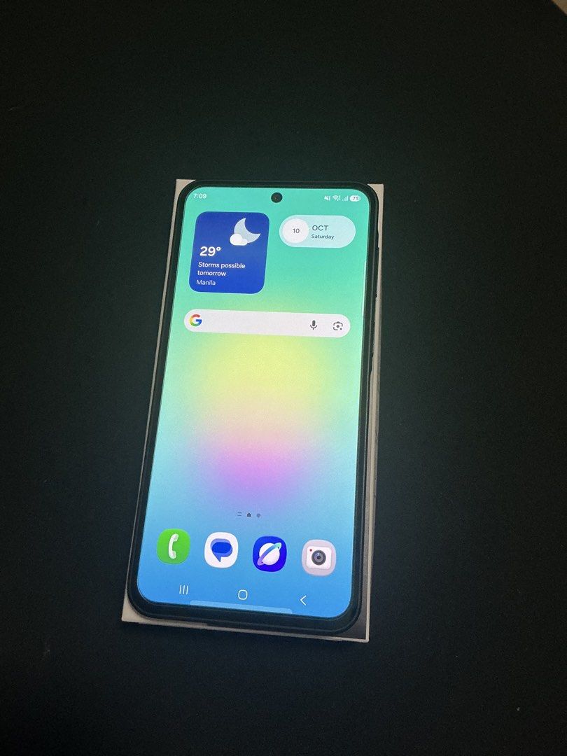 Galaxy A27 5G (Category: Samsung) located in Paranaque City. Submitted by oommggg (Listing ID 1467204837, Image 2). Description: Purchased Oct. 3, 2026 Orig price is 22k For extra phone lng sana For sale na since hndi naman nagagamit Unused cord With tempered glass na .