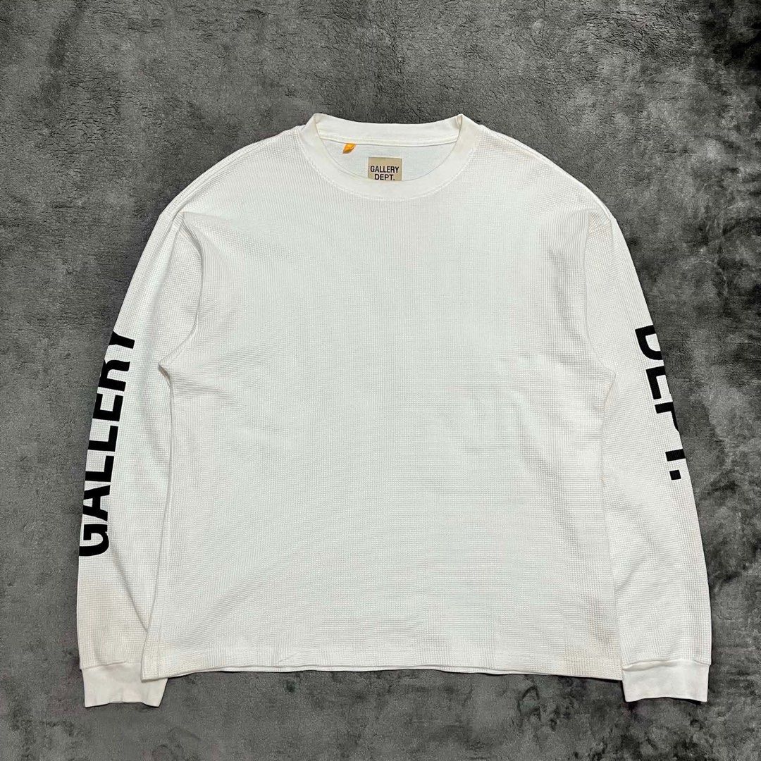 Gallery Dept Waffle Knit Longsleeve (Category: Hoodies) located in Cagayan de Oro. Submitted by montresor.ph (Listing ID 1467339083, Image 1). Description: Condition: Pristine Width: 24 Length: 29 Color rate: 9.8/10 Price: 2,000.