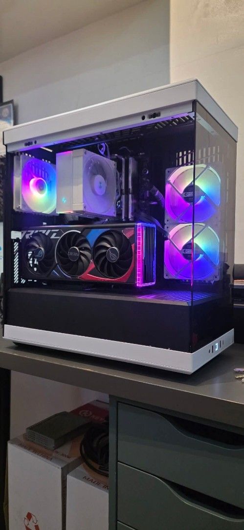 Gaming Pc (Category: Desktops) located in Baliuag. Submitted by collantesaldrich (Listing ID 1467255870, Image 1). Description: 🔥 GAMING PC 🔥 💻 FULL SPECS: • Intel Core i7-14700 • ROG Strix Z790-F WiFi Motherboard • 16GB DDR5 5600MHz RAM • Kingston 1TB NVMe SSD • ROG RTX 4060Ti 8GB • DeepCool Digital Air Cooler • HYTE Y40 Case • ID-Cooling 3x ARGB Fans • Seasonic Focus 750W Gold PSU 🔥 SALE: ₱75,000 ONLY! Great setup for gaming, streaming, edi