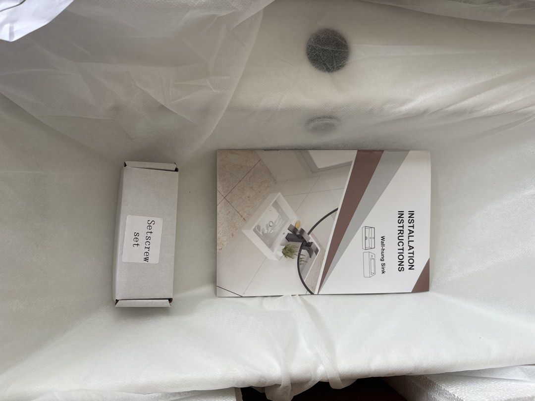 GhomeG ceramic bathroom sink (Category: Bathroom & Kitchen Fixtures) located in General Trias. Submitted by charlie.shop (Listing ID 1467303735, Image 3). Description: Brand new GhomeG ceramic bathroom sink 63x41x22 cm Weight 11kg OG price 17k Selling 8k.