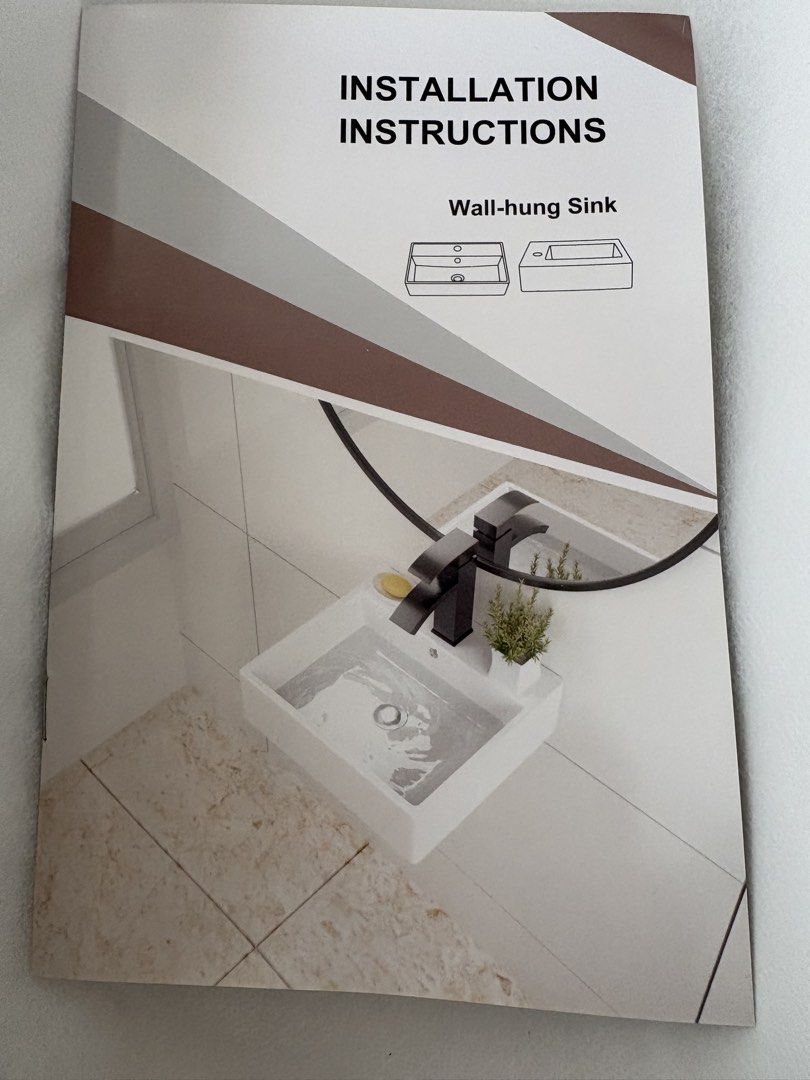 GhomeG ceramic bathroom sink (Category: Bathroom & Kitchen Fixtures) located in General Trias. Submitted by charlie.shop (Listing ID 1467303735, Image 2). Description: Brand new GhomeG ceramic bathroom sink 63x41x22 cm Weight 11kg OG price 17k Selling 8k.