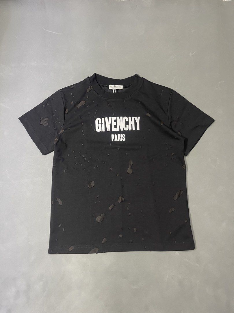 Givenchy distress shirt (Category: Tshirts & Polo Shirts ) located in Manila. Submitted by mine2ownit (Listing ID 1467287935, Image 1). Description: Small med fittings Brand new no issue Loc manila.