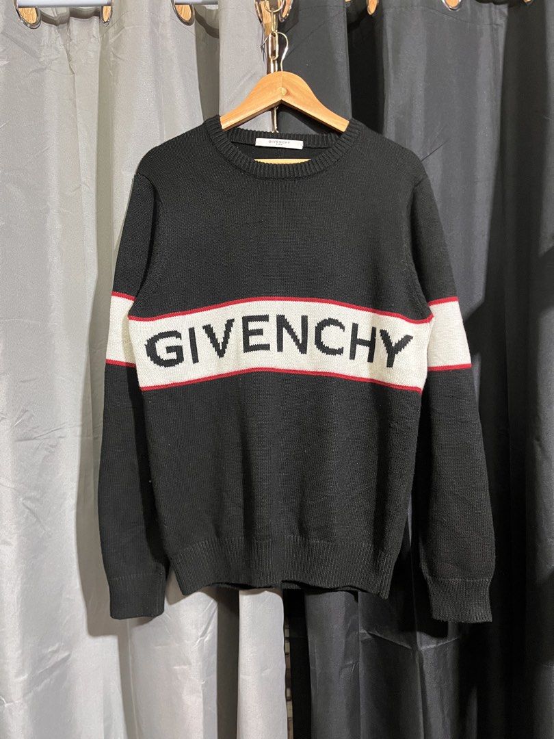 ♻️GIVENCHY KNITTED SWEETER♻️ (Category: Coats, Jackets and Outerwear) located in Manila. Submitted by cjsthrift (Listing ID 1467174652, Image 1). Description: ‼️Want to sell‼️ ♻️GIVENCHY KNITTED SWEETER♻️ ▫️Exellent condition ▪️None Hidden issue ▫️Color rate 9/10 ▪️Dimes: W20X27L ▫️Size Fittings: M to L stretchable 📩DM 📍 Pagadian City Zamboanga Del sur ✅Unli Vc For Checking items ✅Unli Vouch ✅Legit Seller.